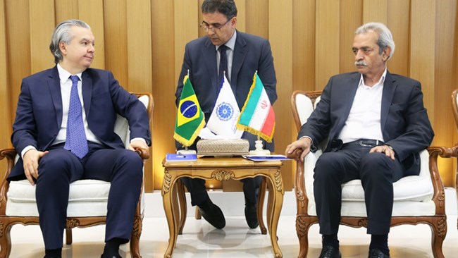 Iran-Brazil Chamber of Commerce will convene in Tehran on July 9, 2017.