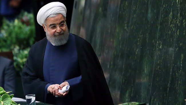 Hassan Rouhani was inaugurated as Iran’s president for the second term on Saturday.