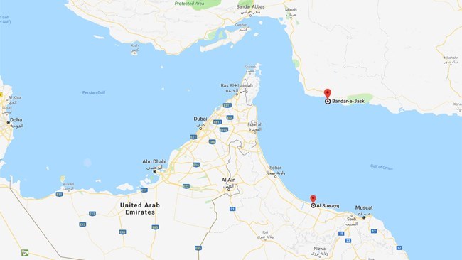 The two countries on either side of the strategic Strait of Hormuz enjoy long-standign political, military and commercial cooperation. Tehran and Muscat have been recently pushing for more bilateral trade.