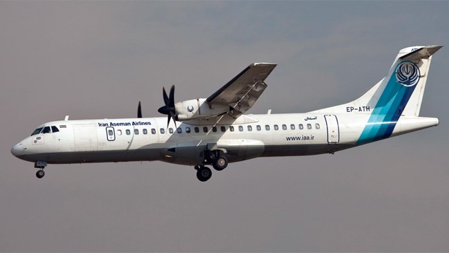 Irans civil aviation organization has grounded ATR planes belonging to Aseman Airlines after one of them crashed this week with 66 people on board, state television reported Friday.