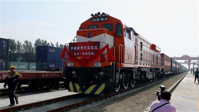 China on Thursday launched a freight train service that connects its northern regions to Iran’s capital Tehran in what could be a major connectivity project of vital importance to the flow of trade between the two countries.