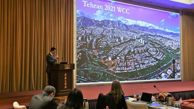 Iran Chamber of Commerce vice president presented Tehran’s bid to co-host the 12th World Chambers Congress (WCC) in 2021 to the organization’s chairmanship and representative judges.