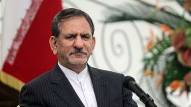 Iran will allow private companies to export crude oil to help beat U.S. sanctions, First Vice President Eshaq Jahangiri said on Sunday.