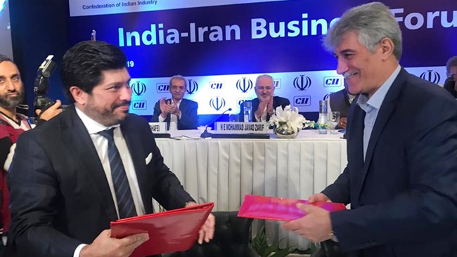 The Memorandum of Understanding paves the way to boost Iran-India trade relations as Tehrna is looking more eastward following the US withdrawal from the 2015 international nuclear deal and restoration of economic sanctions.