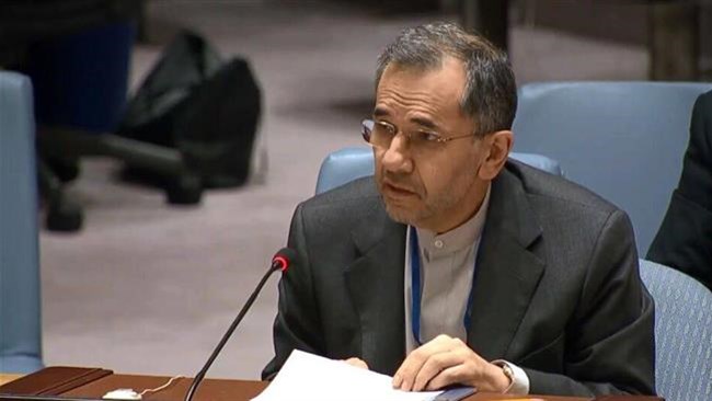 Iran’s ambassador to the United Nations has severely censured the United States’ sanctions against ordinary people as well as different sectors of the Iranian economy, including oil and banking, arguing that the measures are negatively affecting the daily lives of millions of Iranians.