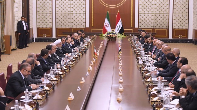 Head of the Iraqi government says there are good opportunities for Iranian private sector investors to develop infrastructure and industrial projects. The remark came on day one of Iranian president Rouhani visit to the neighbouring country.