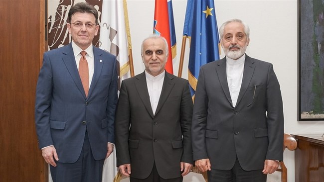 The document was inked during a visit by Iranian Economy Minister Farhad Dejpasand to the East European country.