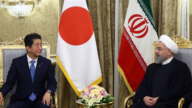 The Iranian president has told Japanese Prime Minister Shinzo Abe that Tehran wants Tokyo to invest in Chabahar Port that has been exempted from the US sanctions.