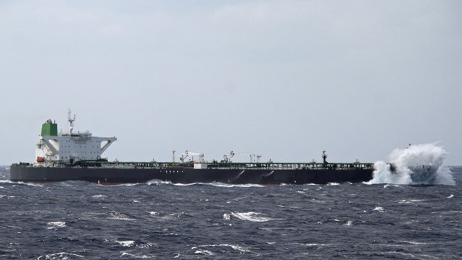 A tanker chartered by the National Iranian Oil Company (NIOC) is loading Venezuelan crude for export as the two countries apply new tactics to expand their trade in defiance of US sanctions, a report says.