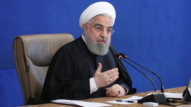 Iran’s president says despite the economic war launched by the administration of US President Donald Trump against Tehran, Washington has failed in its efforts to shrink the Islamic Republic’s oil exports to zero.