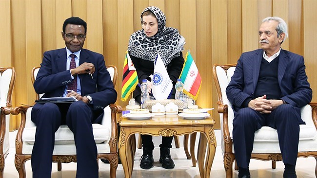 President of Iran Chamber of Commerce has called for establishment of ties between Iran and Zimbabwean private sectors for exchange of information about potential fields of cooperation.