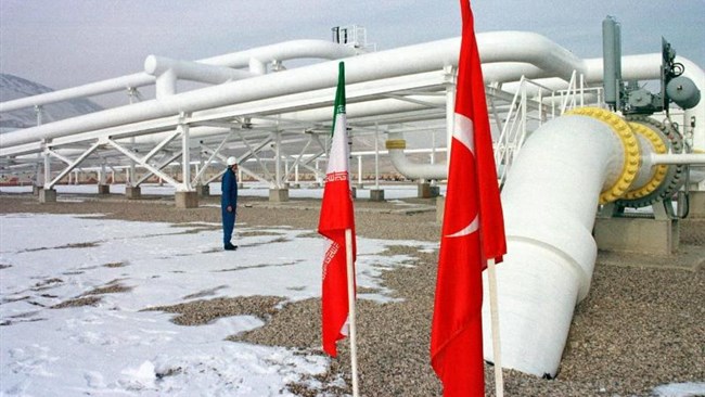 Figures by the European Union’s statistical office (Eurostat) showed that supply of natural gas from Iran to Turkey rose by 70% year on year in October.