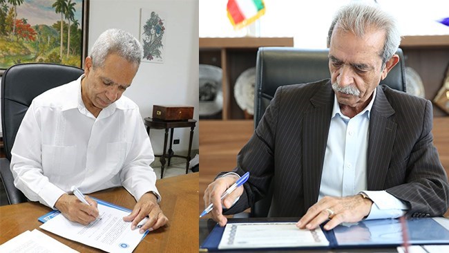 Presidents of the chambers of commerce of Iran and Cuba signed a strategic document for economic and trade cooperation on Tuesday.