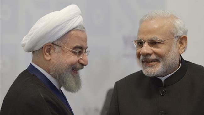 Iranian President Hassan Rouhani and India’s Prime Minister Narendra Damodardas Modi voiced determination to implement the agreements signed between the two countries, particularly a project to develop Iran’s southeastern port city of Chabahar.