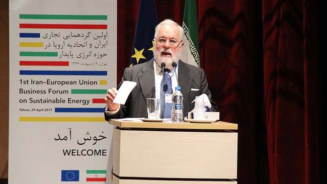 Iran’s exports to the European Union have increased by over 300 percent after the implementation of the historic 2015 nuclear agreement between Iran and the P5+1 group of countries, European Climate Action and Energy Commissioner Miguel Arias Canete says.