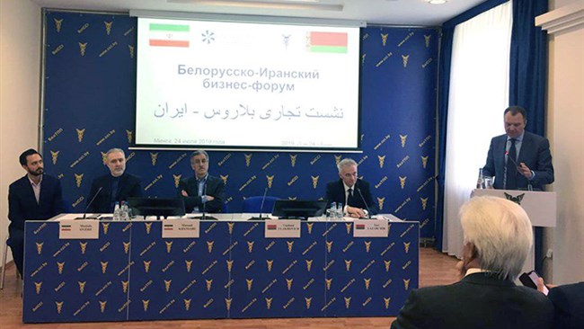Iran and Belarus have reviewed efforts and agreed on steps to gradually increase bilateral trade volume to $1bn, as US reimposed sanctions took a toll on bilateral commercial ties between the two countries.