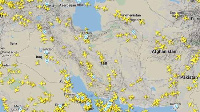Qatar Airways, Emirates and several other Persian Gulf airlines still fly in Iranian and Iraqi airspace and to cities in both countries since Iran and the United States traded military strikes.