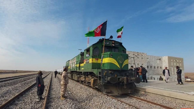The first consignment of Iranian export goods has arrived in Afghanistan through the long-awaited Khaf-Herat railroad, which is slated to be officially inaugurated in coming days.
