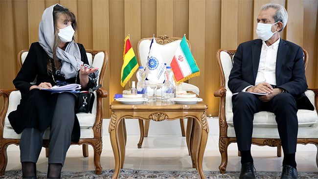 Bolivian Ambassador to Tehran Romina Guadalupe on Wednesday called for Iran’s investment in Bolivia’s health sector as well as mining, gas and petrochemical projects of the country.