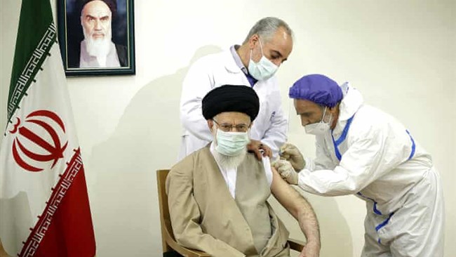 Leader of the Islamic Revolution Ayatollah Seyyed Ali Khamenei has received his first dose of a coronavirus vaccine produced by Iranian scientists inside the country.