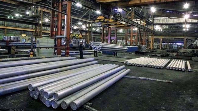 Iran’s aluminum industry produced 400,481 tons of ingots during the current fiscal year’s first nine months (March 21-Dec. 21).