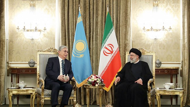Kazakhstan introduced a two-week visa-free regime for Iranian travelers, during an official meeting between the presidents of two countries in Tehran on Sunday.