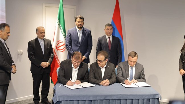 Iran and Armenia have signed a contract based on which two Iranian contractors will construct the 32km Agarak-Kajaran road in Armenia as part of efforts to complete a strategically significant International North-South Transit Corridor (INSTC).
