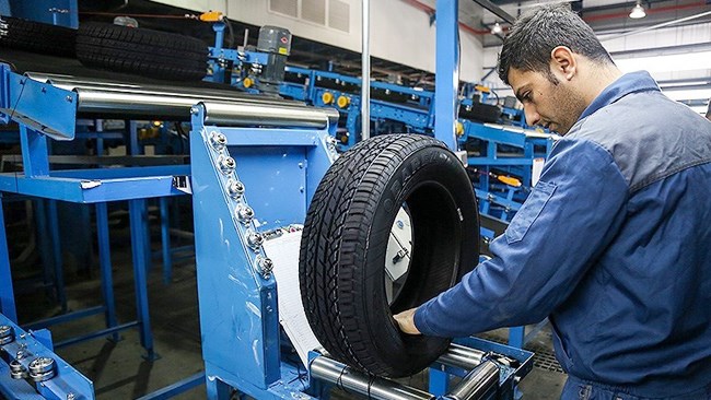 Iranian tire manufacturers produced 131,733 tons (over 12.732 million) of car tires in the first six months of the current Iranian calendar year (March 20-September 21), registering an 11-percent rise from the output in the first half of the previous year.