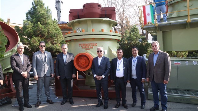 The 18th International Exhibition for Mines, Mining, Construction Machinery and Related Industries and Equipment (Iran CONMINE) in Tehran, Iran, on Saturday saw the unveiling of the country’s largest domestically-developed heavy duty cone crusher.