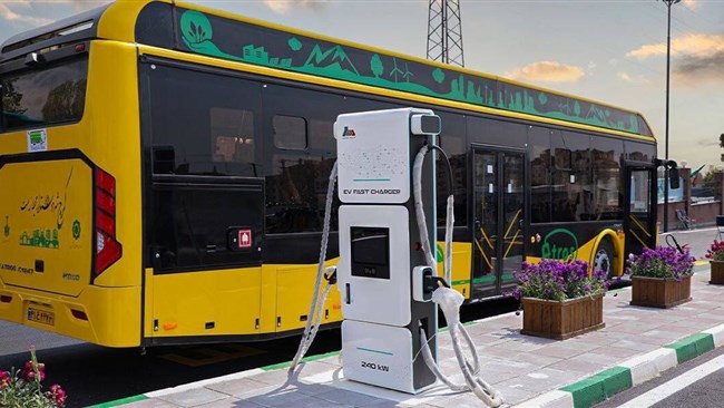 Iran’s first-ever charging station for E-buses has been launched in northern city of Karaj.