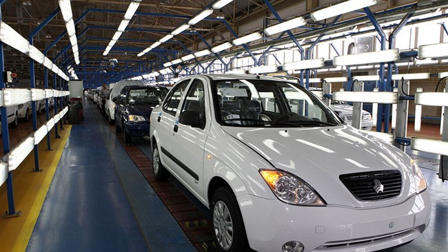 The combined output of Iran’s three largest car manufacturers fell 12% in the first half of the current Iranian year compared to the same period last year, official figures showed.